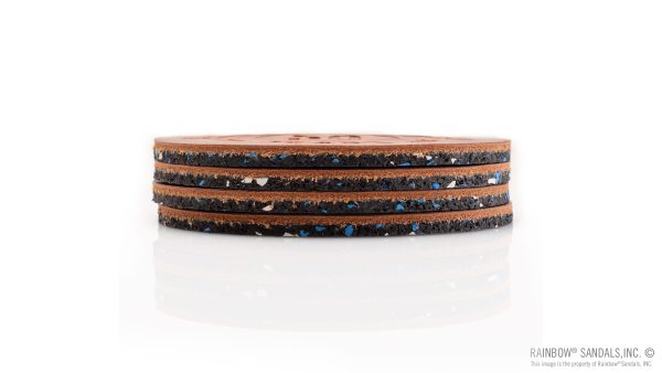 Coaster 4 pack  Rust  Leather