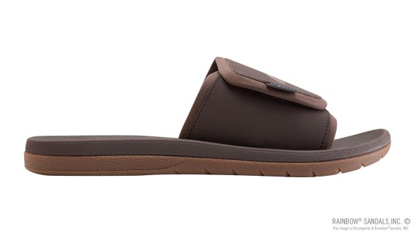 EastCape Slide  Men's Molded Rubber Black Adjustable Strap