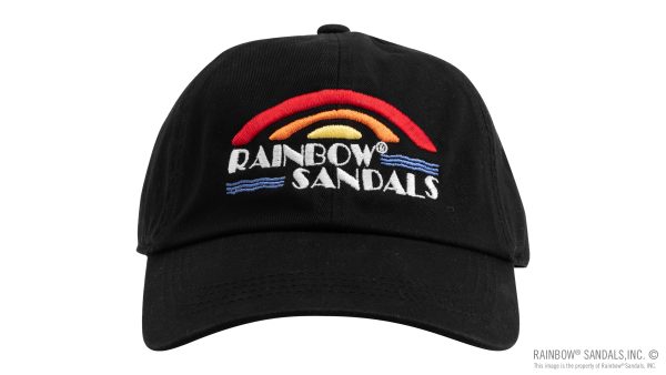 Rainbow Sandals Dad Hat  Vintage Logo