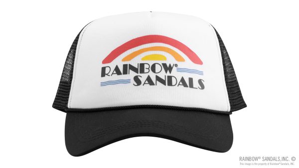 Rainbow Trucker Hat  Vintage Logo