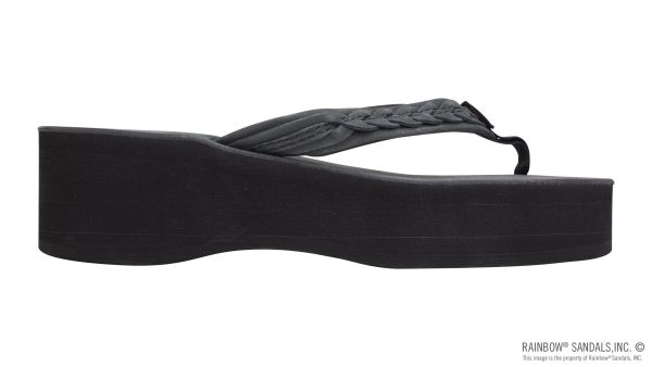 Madison Six Layer Wedge with a  3/4 Medium Braided Strap