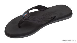 The Paisley C Ladies Soft Top Rubber with a  3/4 Nylon Flirty Braidy Strap