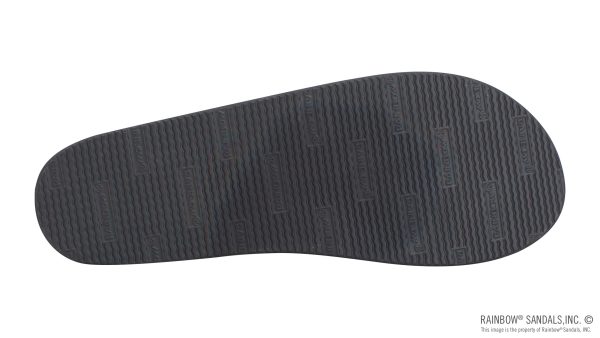 The Rastafarian  Single Layer Black Hemp with Rasta Mid Sole and 1 Strap