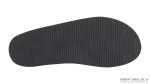 The Rastafarian  Single Layer Classic Black Leather with Rasta Mid Sole