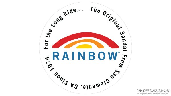Rainbow Logo Sticker 4 Circle