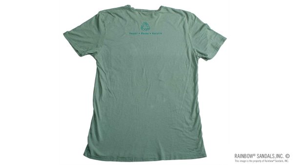 Men's T-Shirt Reuse Logo Front and Back